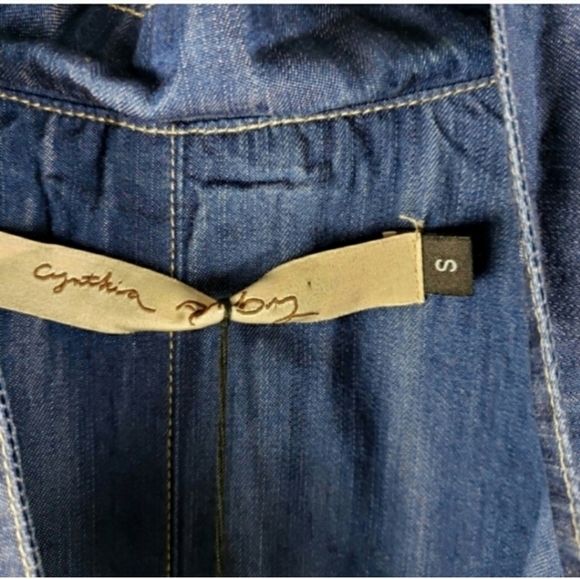 Cynthia Ashby RARE lagenlook asymmetrical coat layering top size small - Picture 14 of 16